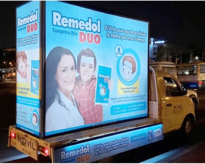 Publicidad movil mallas publicitarias